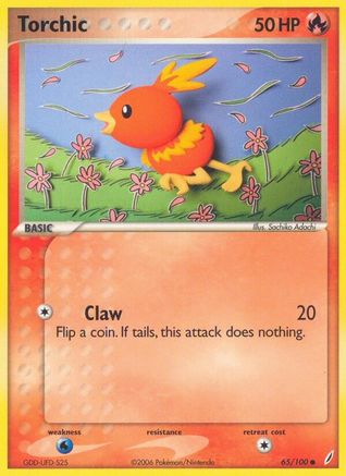 Torchic - 065/100 (65)/100 Common Reverse Holofoil