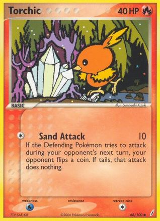Torchic - 066/100 (66)/100 Common Reverse Holofoil