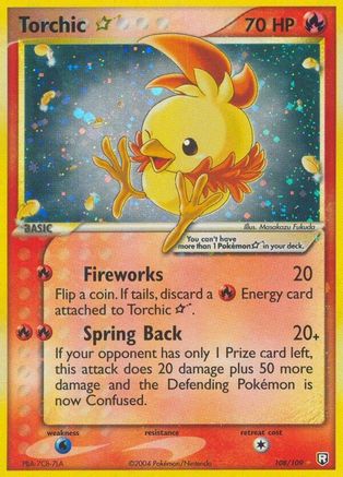 Torchic Star (108)/109 Ultra Rare