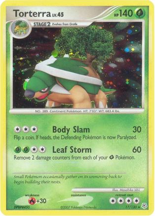 Torterra (17)/130 Holo Rare Reverse Holofoil