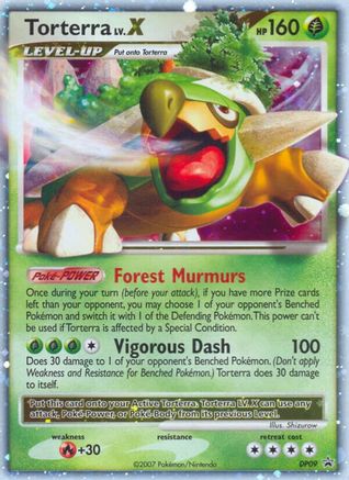 Torterra LV.X - DP09 (DP09)/56 Promo Holofoil