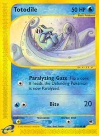 Totodile (135) (135)/165 Common Reverse Holofoil