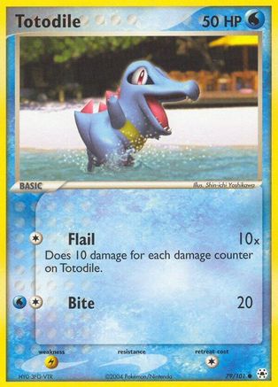 Totodile (79)/101 Common Reverse Holofoil