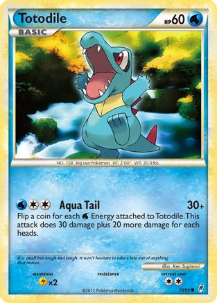 Totodile (74)/95 Common Reverse Holofoil