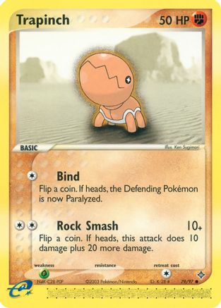 Trapinch - 79/97 (79)/97 Common Reverse Holofoil