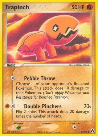 Trapinch (67)/92 Common Reverse Holofoil