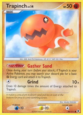 Trapinch (84)/111 Common Reverse Holofoil