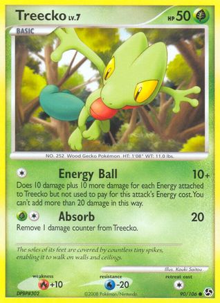 Treecko (90)/106 Common Reverse Holofoil