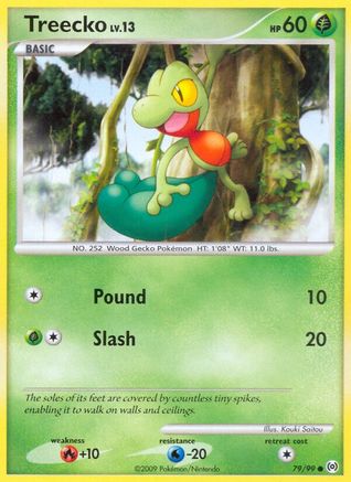 Treecko (79) (79)/99 Common Reverse Holofoil