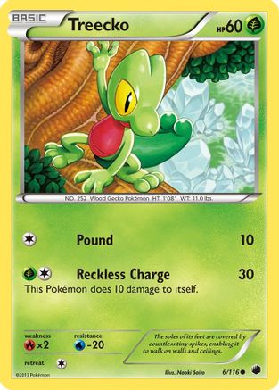 Treecko (6)/116 Common Reverse Holofoil
