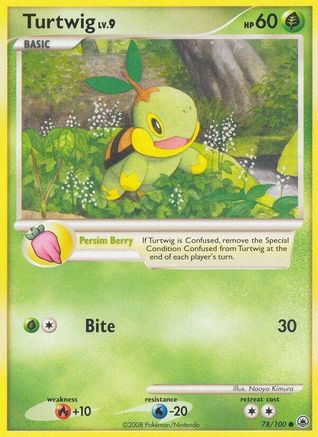 Turtwig (78) (78)/100 Uncommon Reverse Holofoil