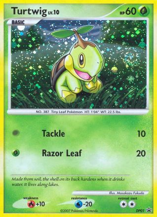 Turtwig - DP01 (DP01)/56 Promo Holofoil