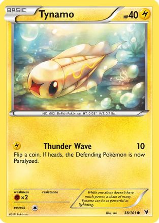 Tynamo (38) (38)/101 Common Reverse Holofoil
