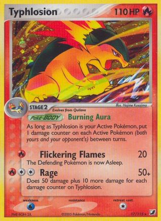 Typhlosion (17)/115 Holo Rare Reverse Holofoil