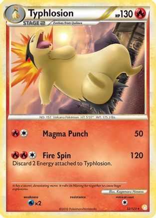 Typhlosion (32)/123 Rare
