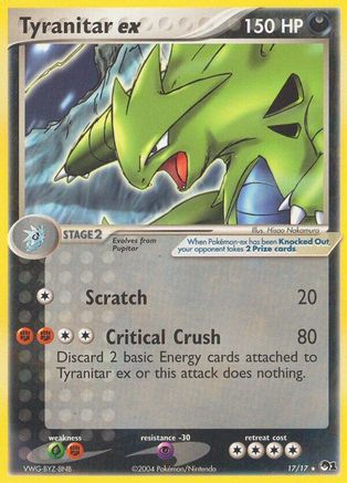 Tyranitar ex (Holo) (17)/17 Ultra Rare Holofoil