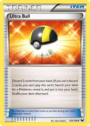 Ultra Ball (102)/108 Uncommon Reverse Holofoil