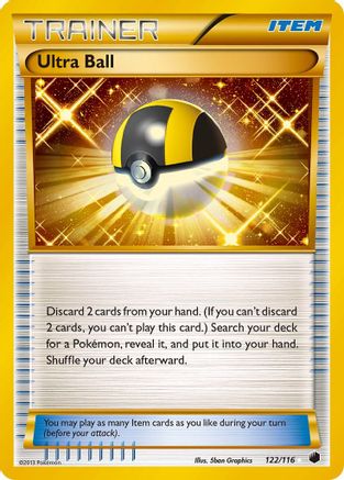 Ultra Ball (122)/116 Secret Rare Holofoil