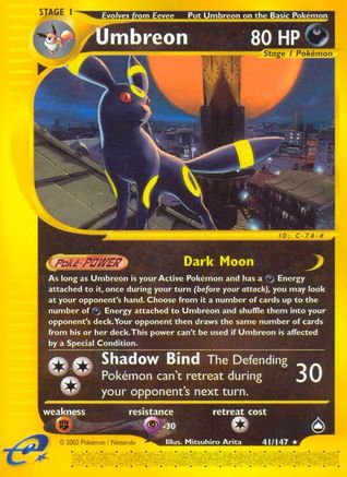 Umbreon (41)/147 Rare Reverse Holofoil