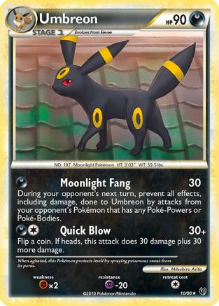 Umbreon (10)/90 Holo Rare Holofoil