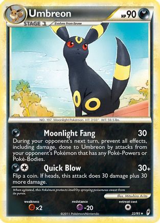 Umbreon (22)/95 Holo Rare Holofoil