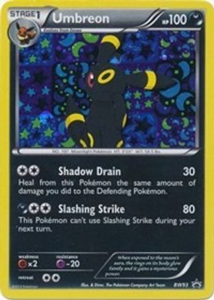 Lightly Played Umbreon - BW93 (BW93)/101 Promo Holofoil (Cabinet-LP)
