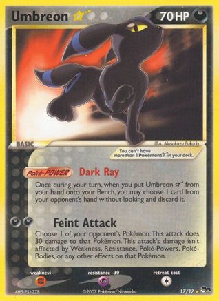 Umbreon Star (17)/17 Ultra Rare