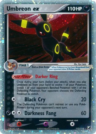 Umbreon ex (112)/115 Ultra Rare Holofoil