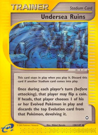 Undersea Ruins (138)/147 Uncommon