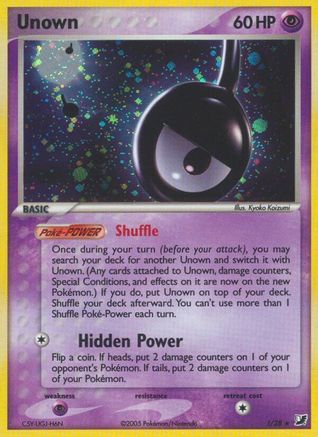 Unown (!) (!)/115 Holo Rare Holofoil