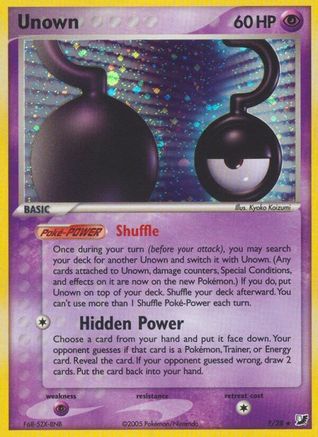Unown (?) (?)/115 Holo Rare Holofoil