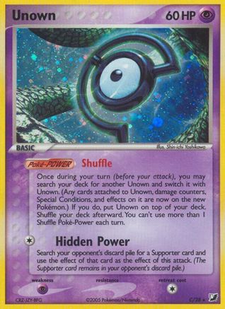 Unown (C) (C)/115 Holo Rare Holofoil