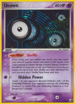 Unown (I) (I)/115 Holo Rare Holofoil