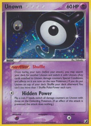 Unown (J) (J)/115 Holo Rare Holofoil