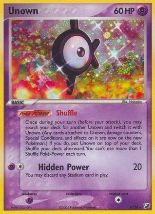 Unown (K) (K)/115 Holo Rare Holofoil