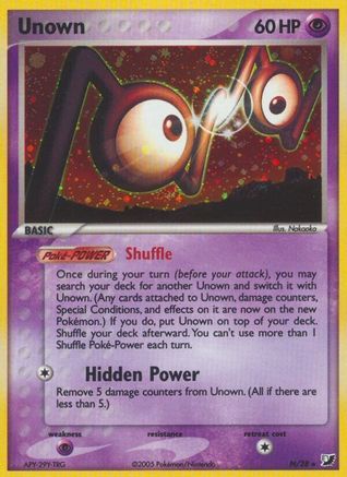 Unown (N) (N)/115 Holo Rare Holofoil