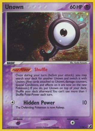 Unown (Y) (Y)/115 Holo Rare Holofoil
