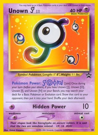 Unown [J] (38)/53 Promo