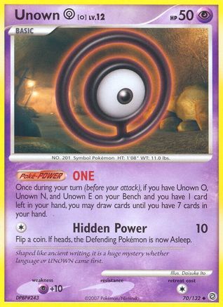 Unown [O] (70)/132 Uncommon