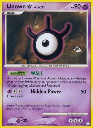 Unown (W) (80)/146 Uncommon