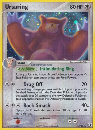 Ursaring (18)/115 Holo Rare Reverse Holofoil
