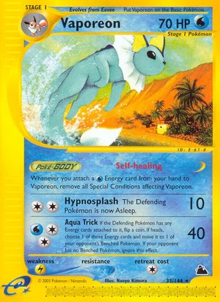 Vaporeon (33)/144 Rare