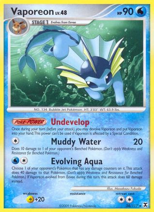 Vaporeon (34)/111 Rare