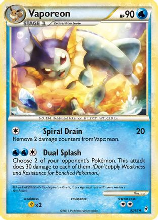 Vaporeon (52)/95 Uncommon