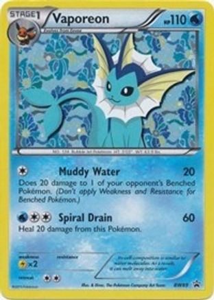 Vaporeon - BW89 (BW89)/101 Promo Holofoil