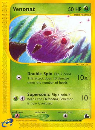 Venonat (112)/144 Common Reverse Holofoil