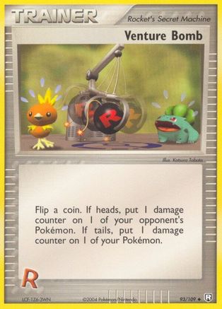 Venture Bomb (93)/109 Uncommon Reverse Holofoil