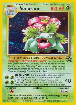 Venusaur (13)/53 Promo Holofoil