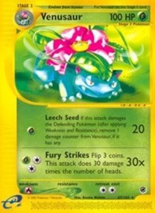 Venusaur (67) (67)/165 Rare Reverse Holofoil
