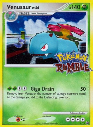 Venusaur (1)/16 Promo Holofoil